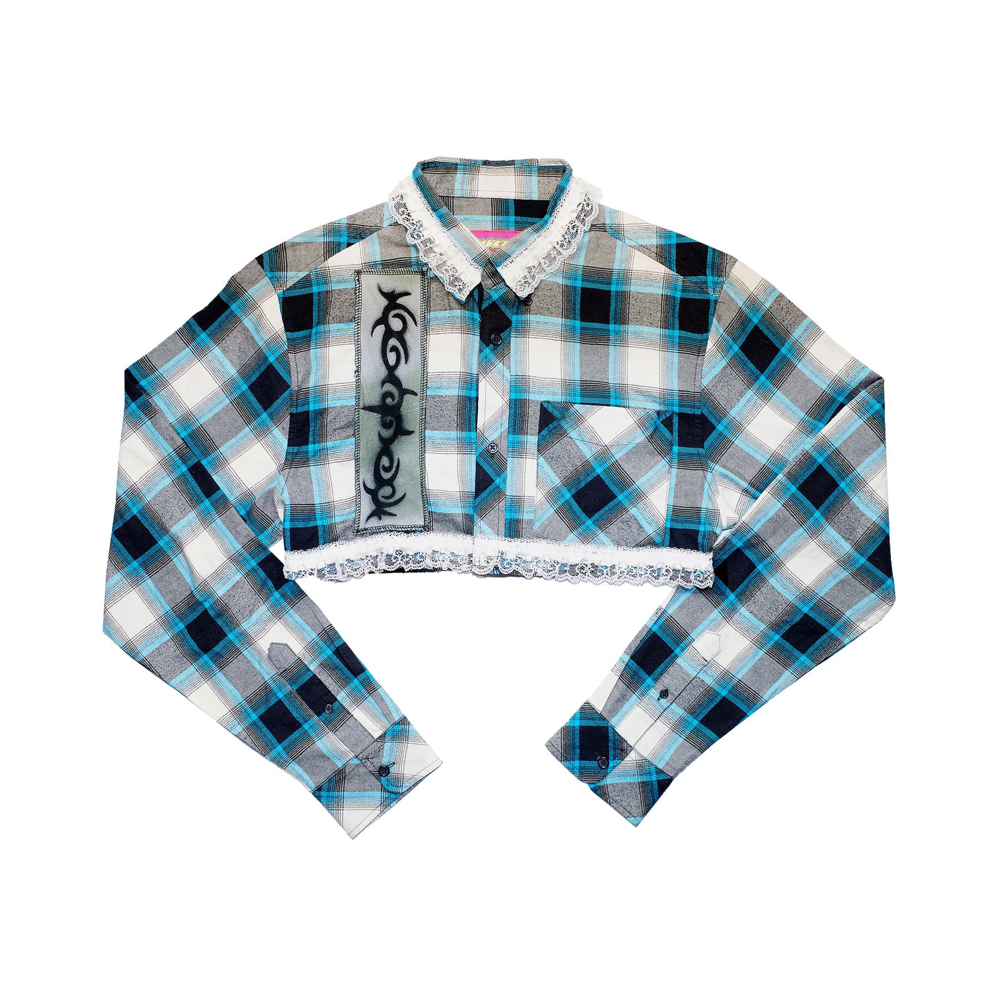 ICY CROPPED FLANNEL