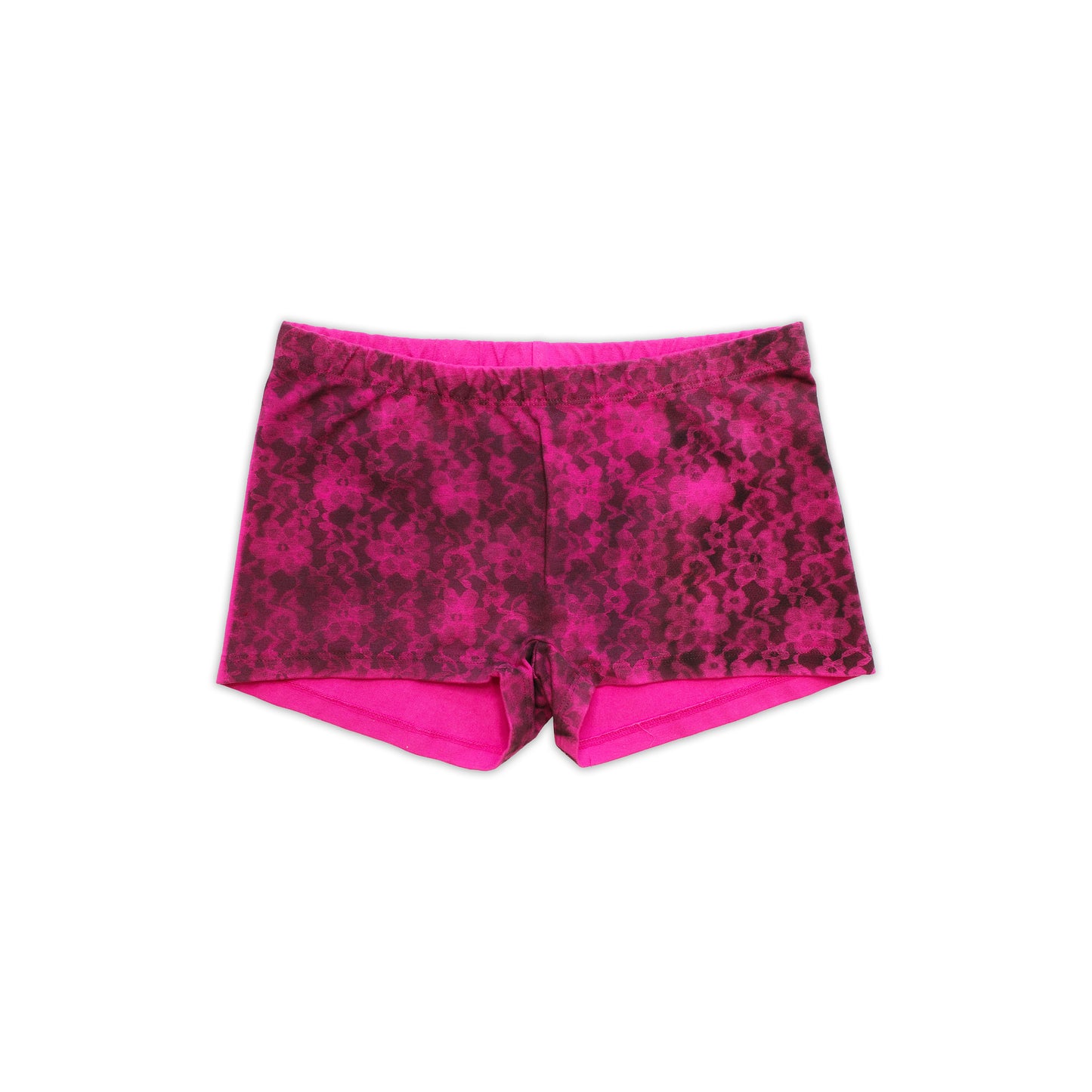 LACE PRINT MINI SHORTS