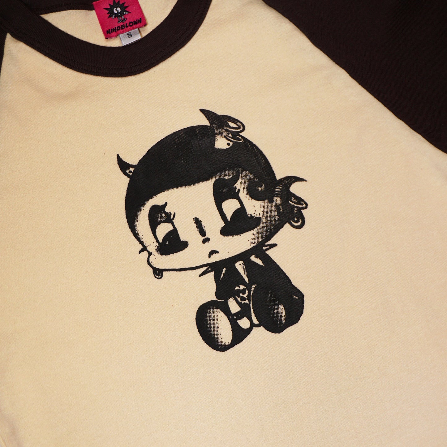 DEVIL RAGLAN BABY TEE