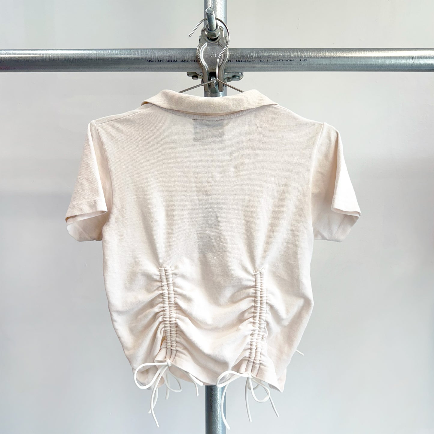 RUCHED BABY POLO