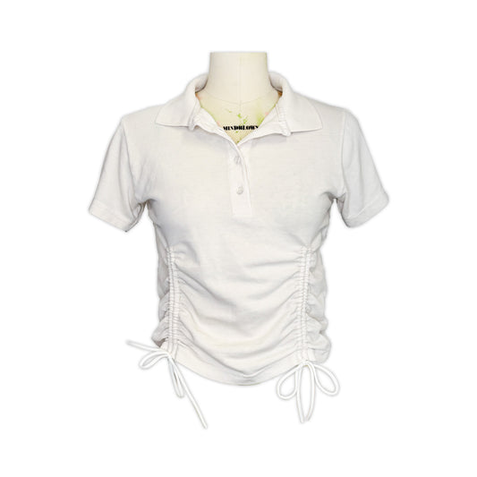 RUCHED BABY POLO