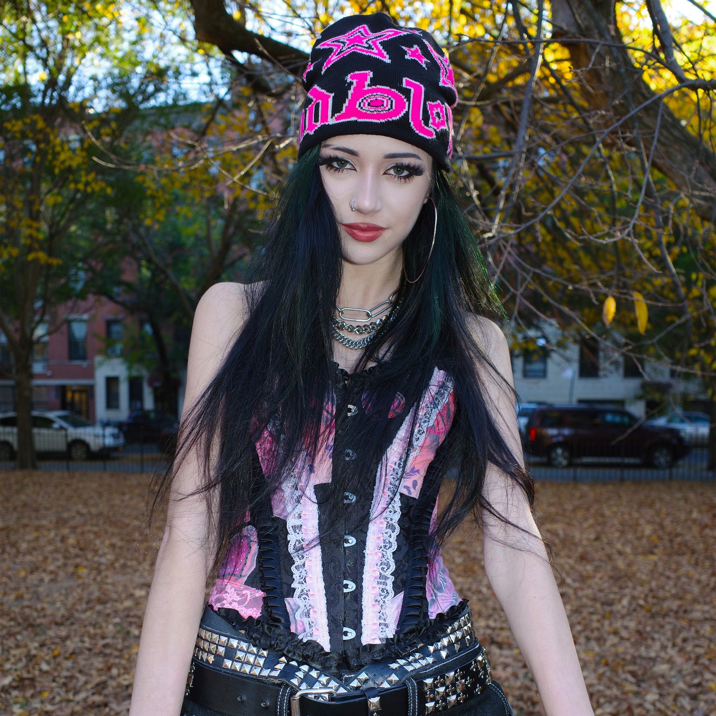 BLACK GALAXY BEANIE