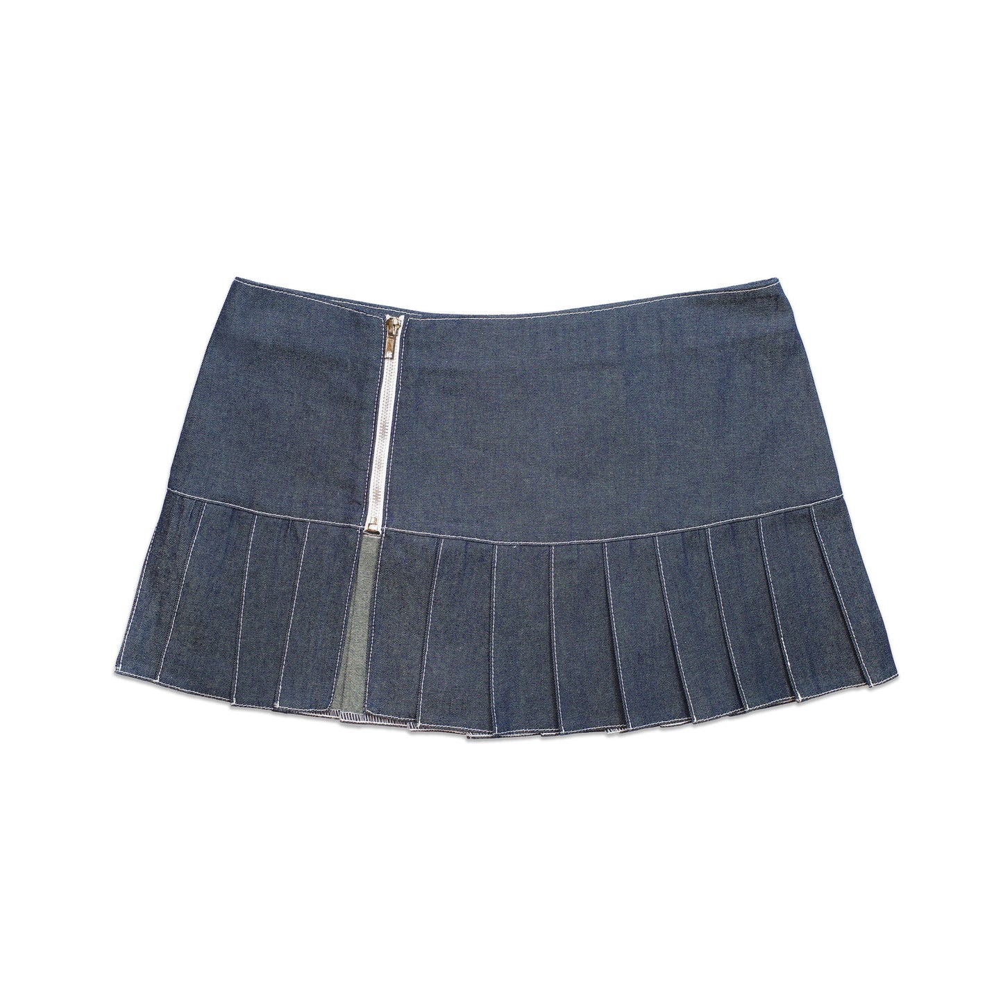 BLUE DENIM STAR SKIRT