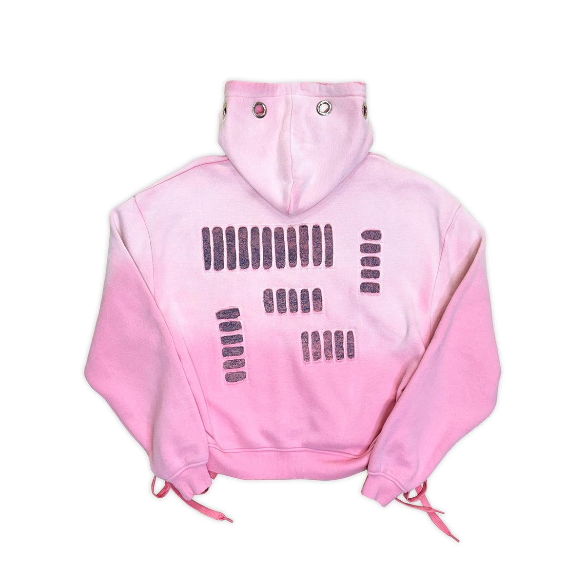 BUBBLEGUM ZIP UP HOODIE