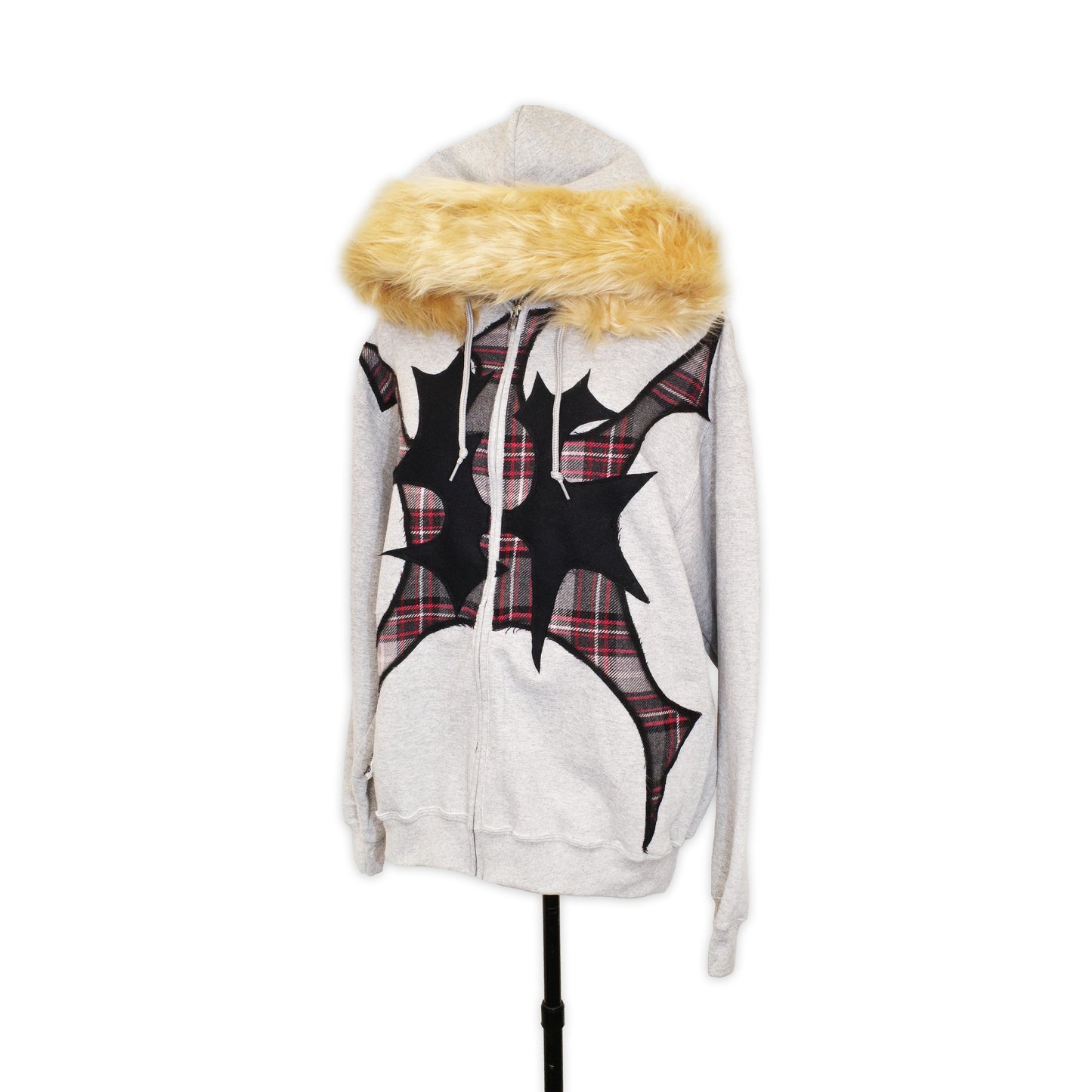 CROSSBONES FUR HOODIE