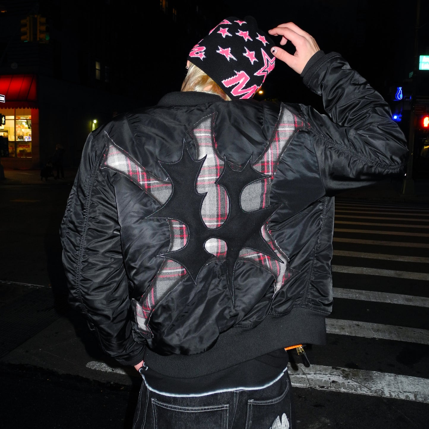 CROSSBONES BOMBER JACKET