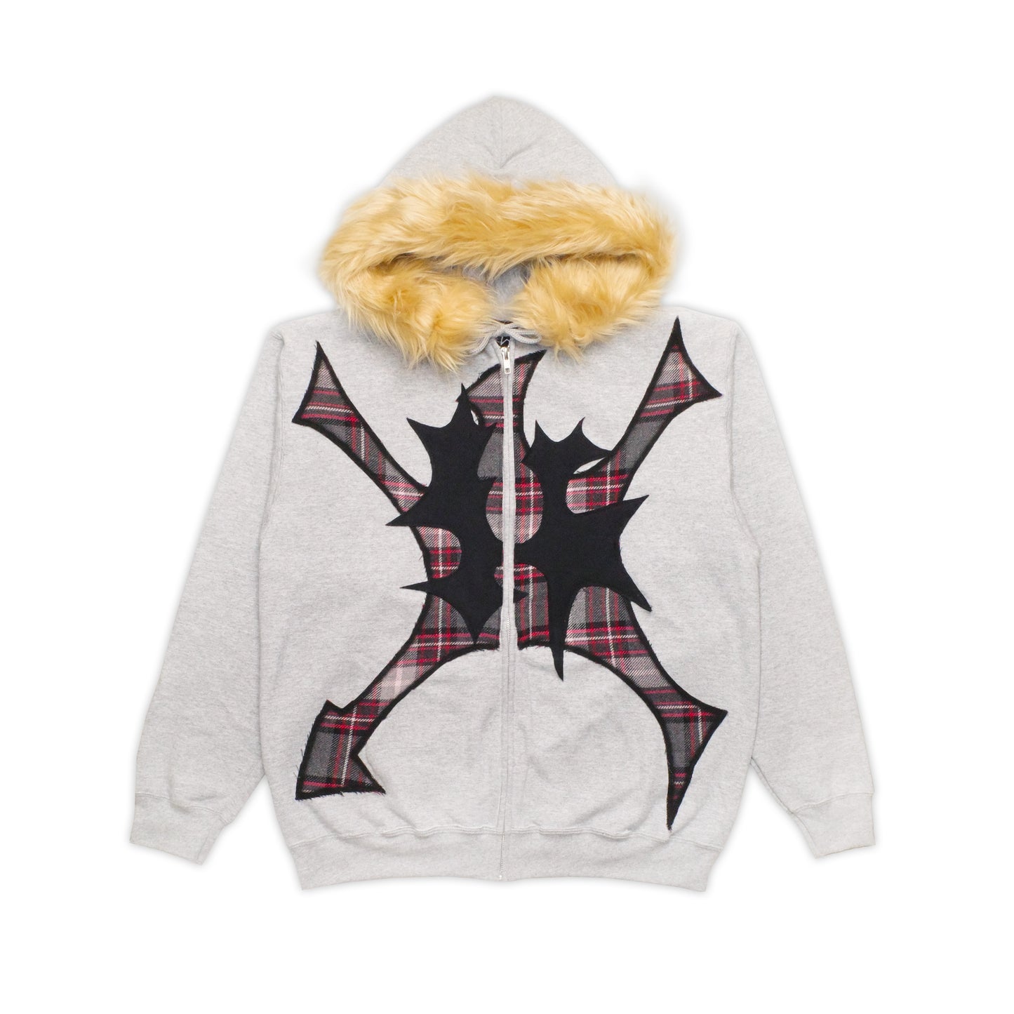 CROSSBONES FUR HOODIE