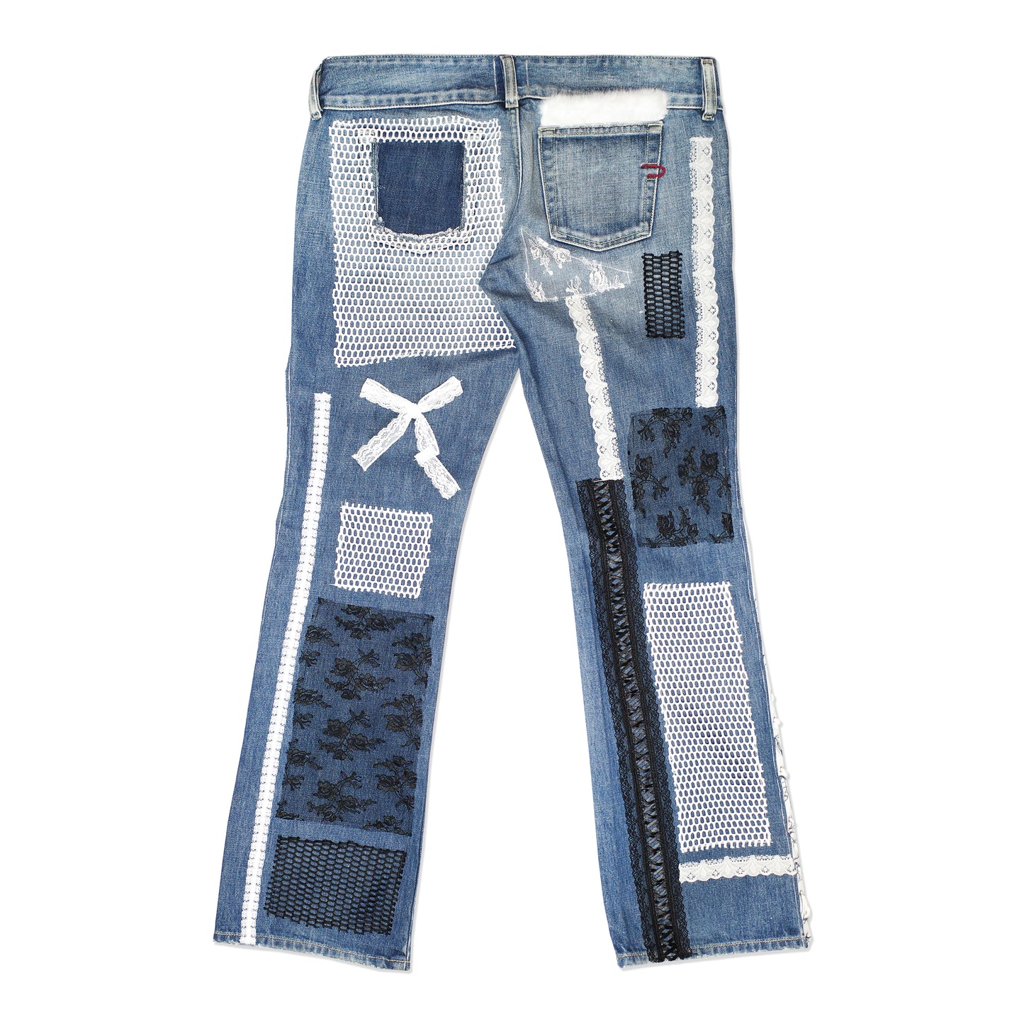 LACE ME UP DENIM PANT