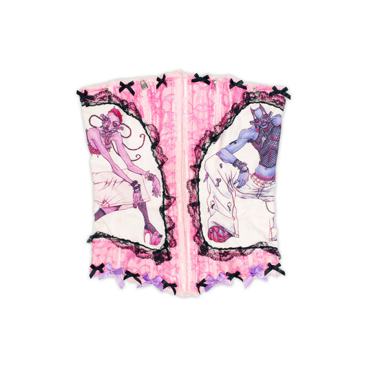 MINDBLOWN x GUVMANIAN LOCK & KEY CORSET