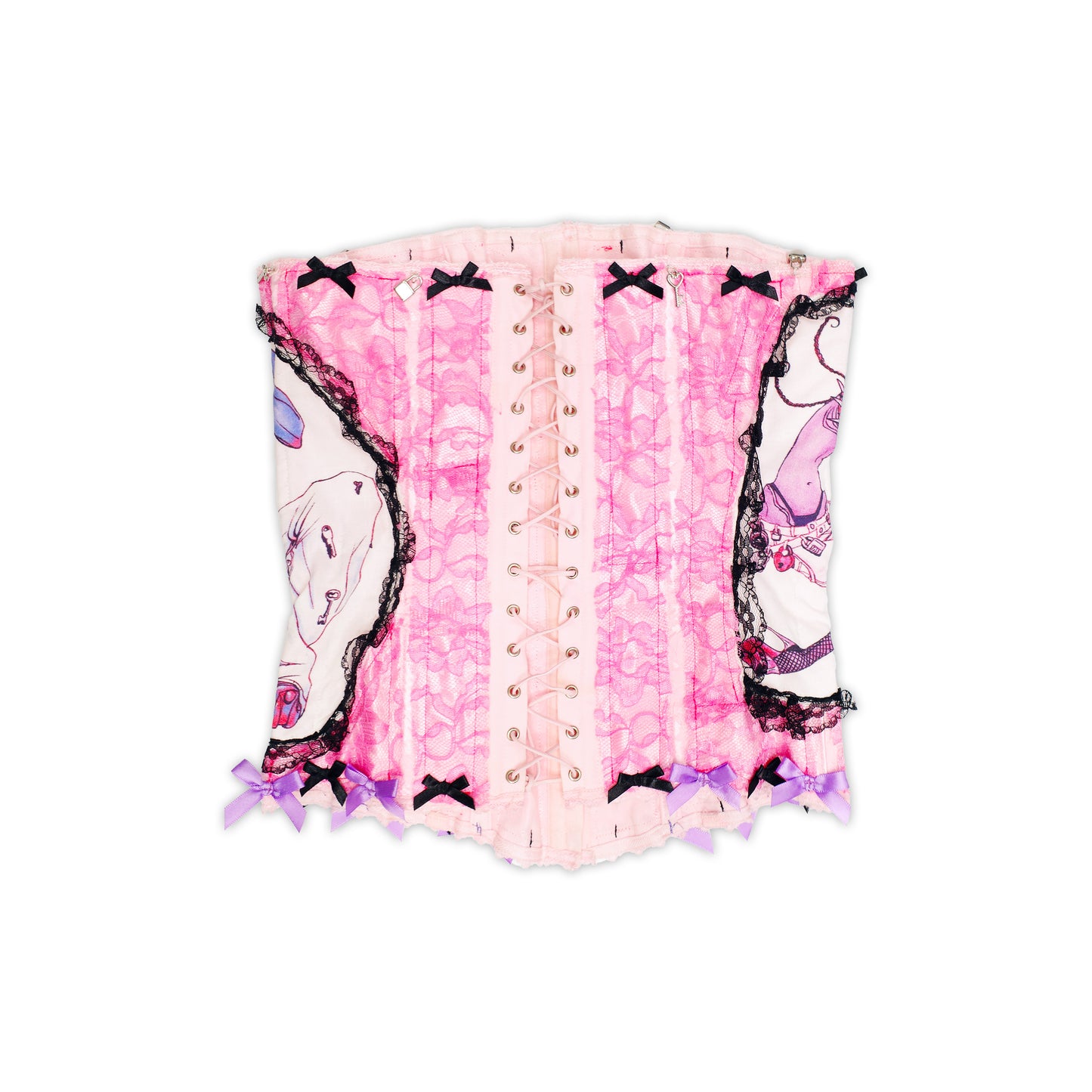 MINDBLOWN x GUVMANIAN LOCK & KEY CORSET