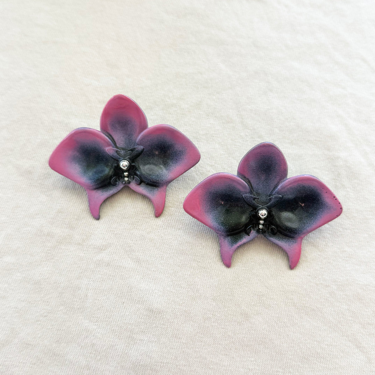 DEV ROONEY ORCHID EARRINGS