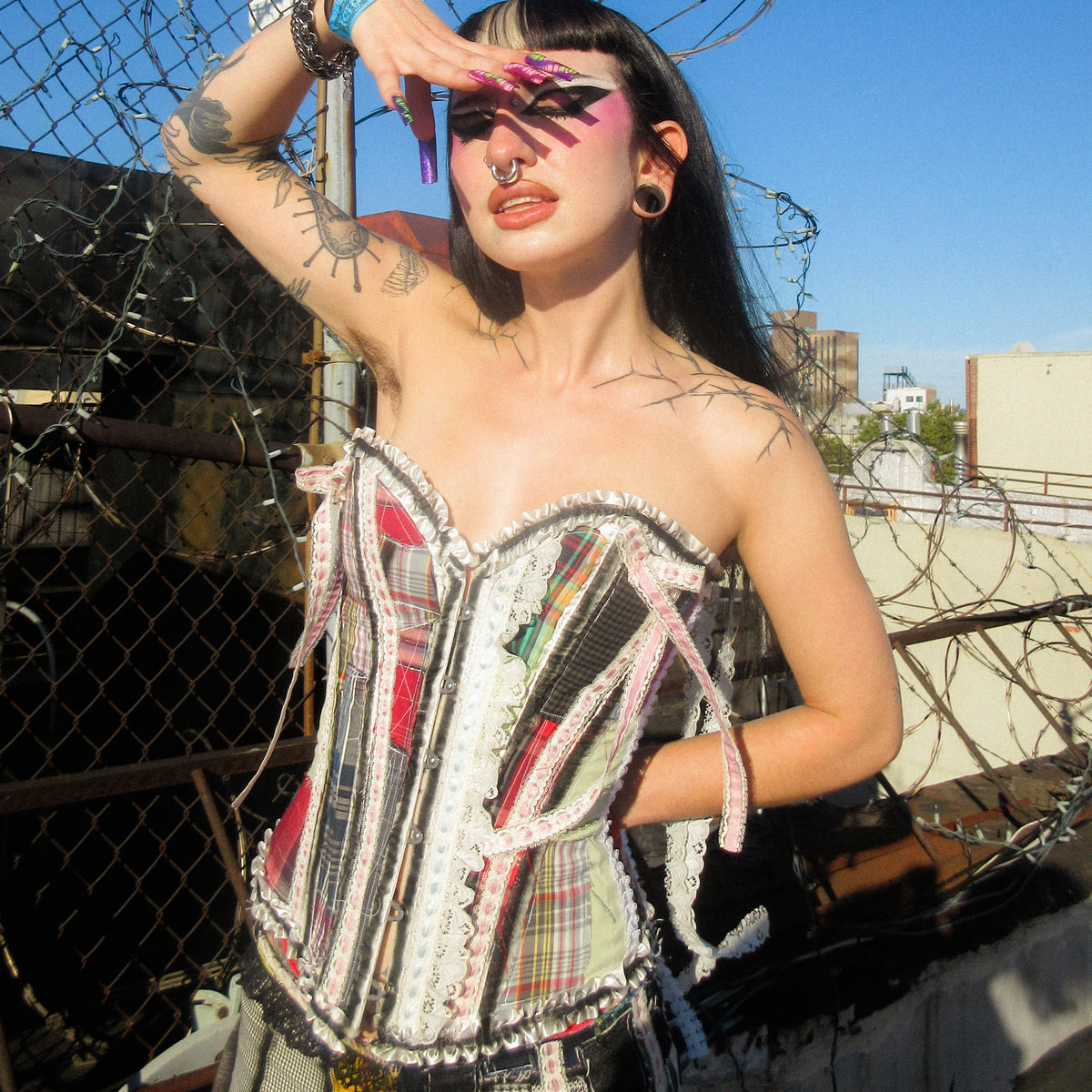 PATCHWORK CORSET