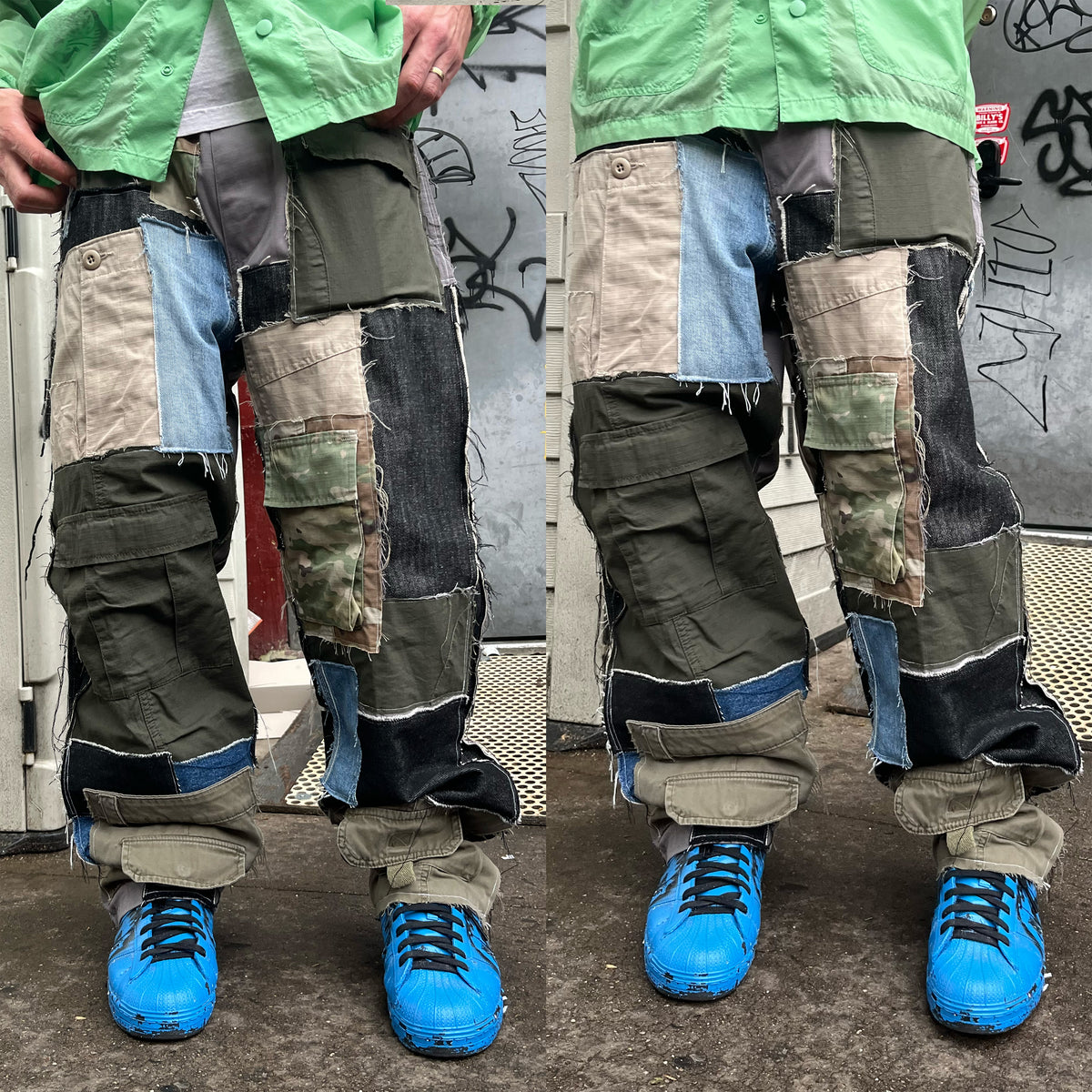 PATCHWORK CARGO PANT