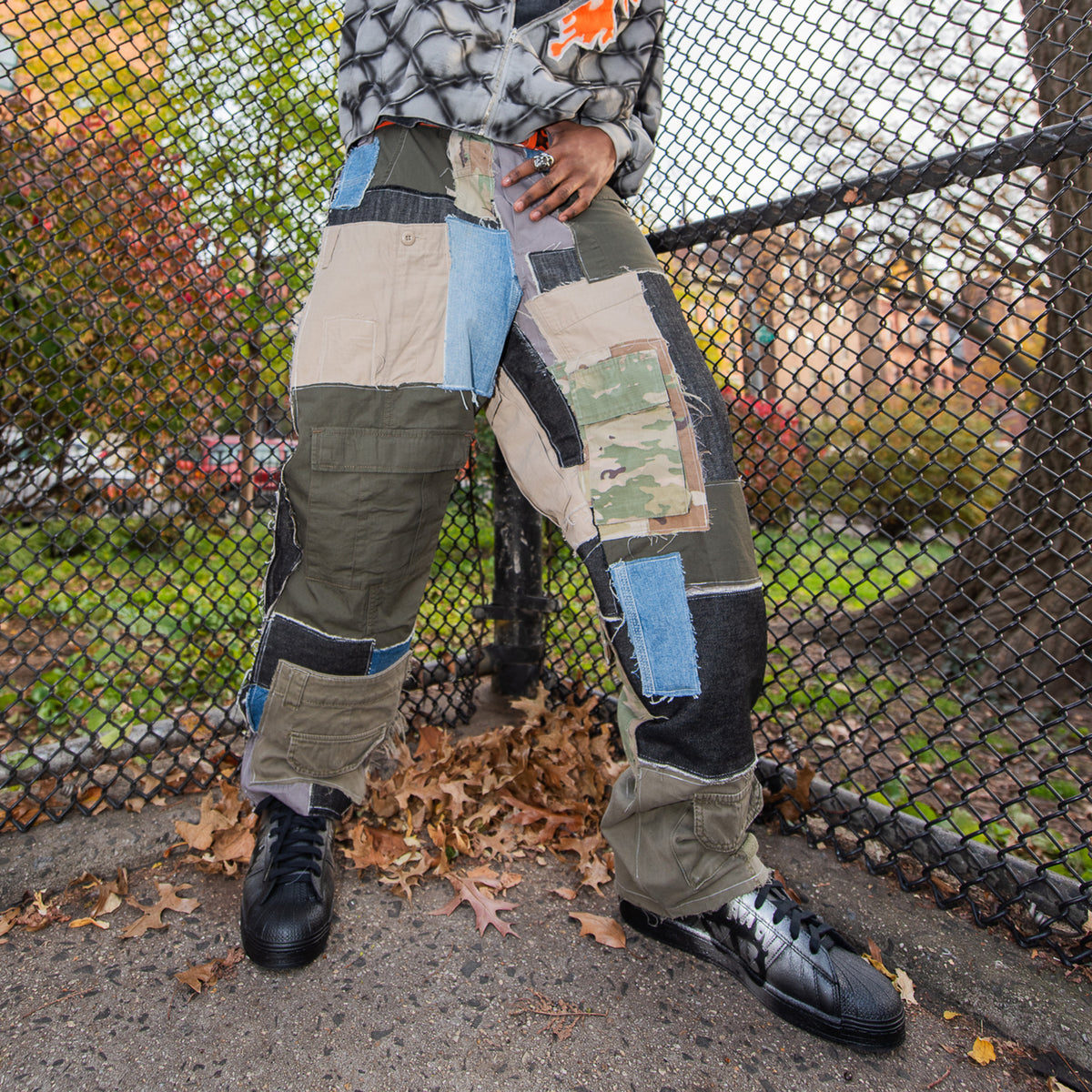 PATCHWORK CARGO PANT