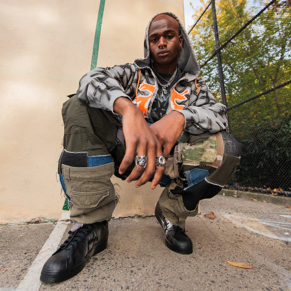 PATCHWORK CARGO PANT