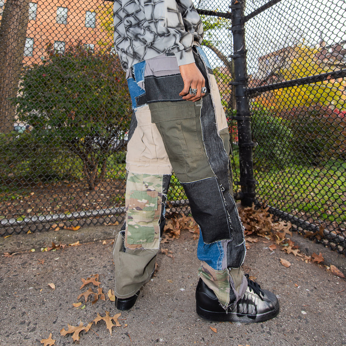 PATCHWORK CARGO PANT