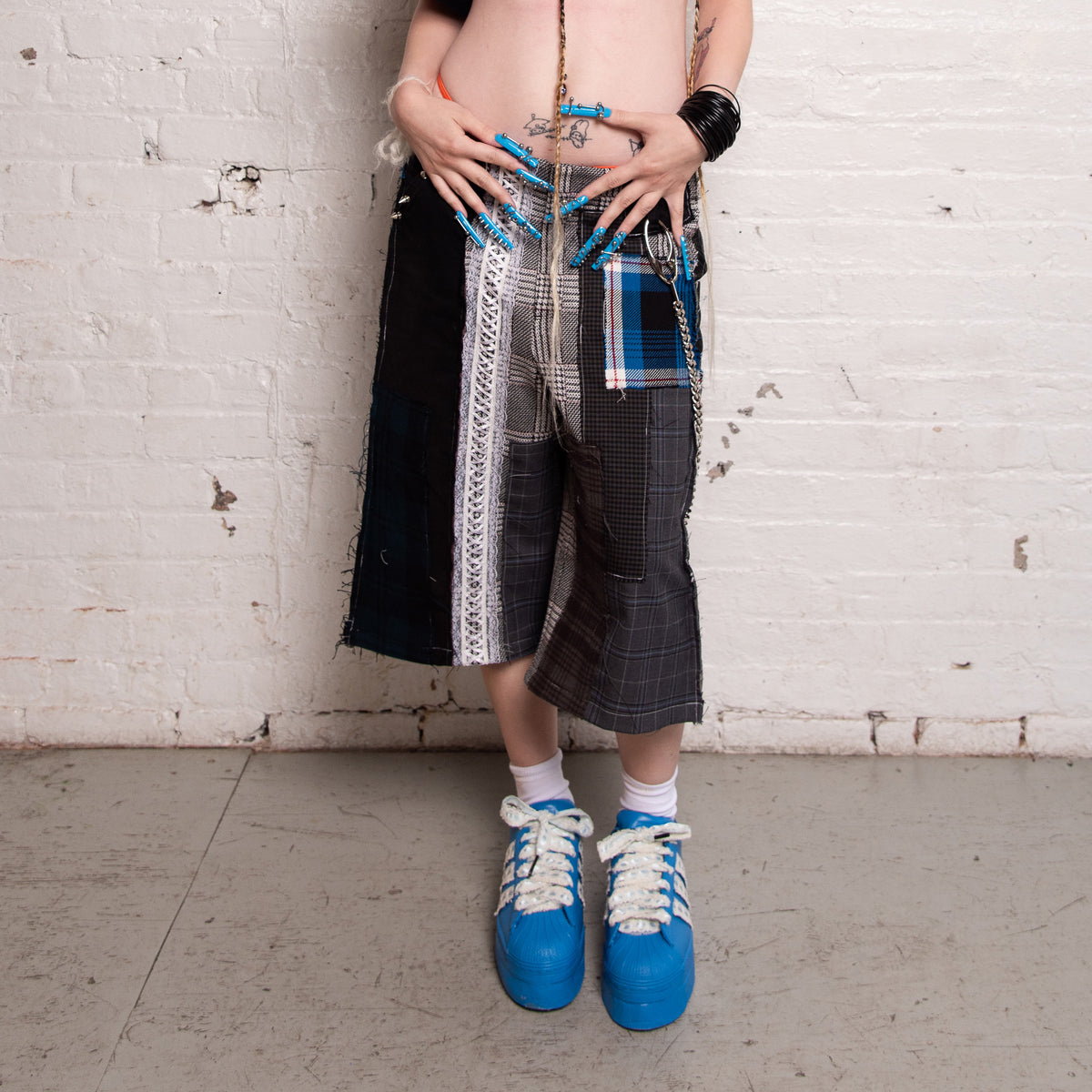PATCHWORK SHORTS