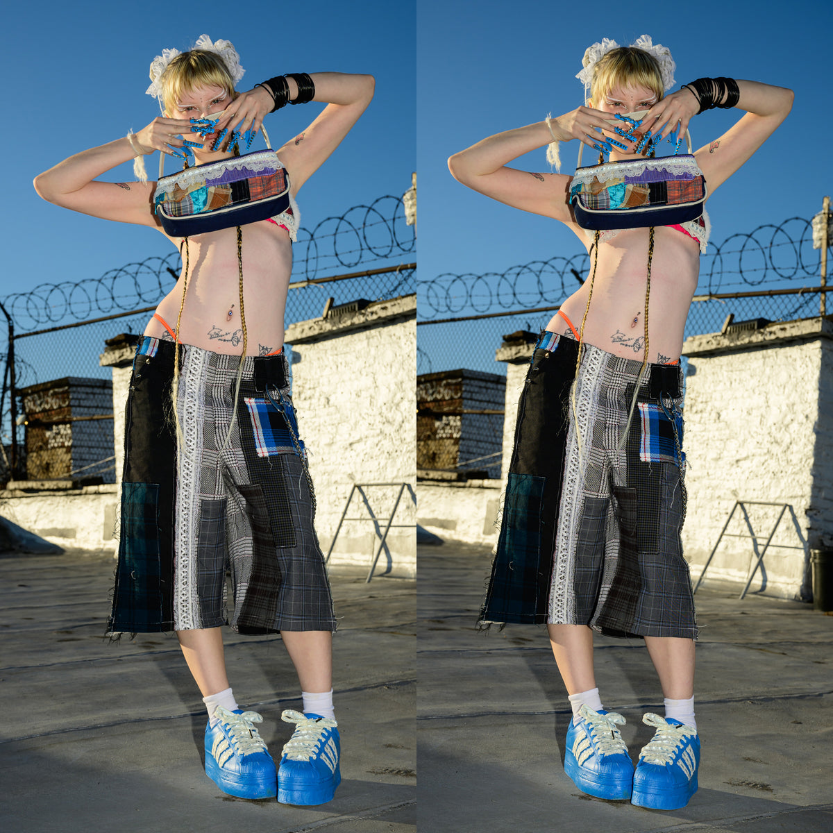 PATCHWORK SHORTS