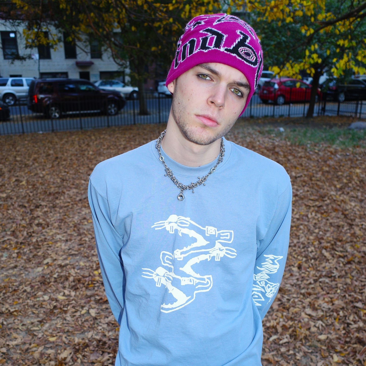 PURPLE GALAXY BEANIE
