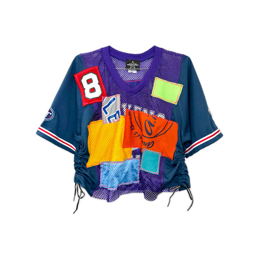 PURPLE PATCHWORK JERSEY
