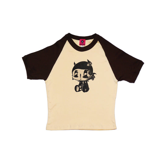 DEVIL RAGLAN BABY TEE