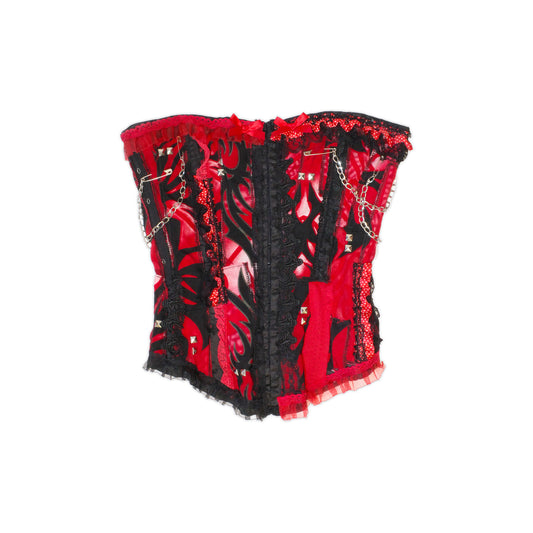 RED CHAIN CORSET
