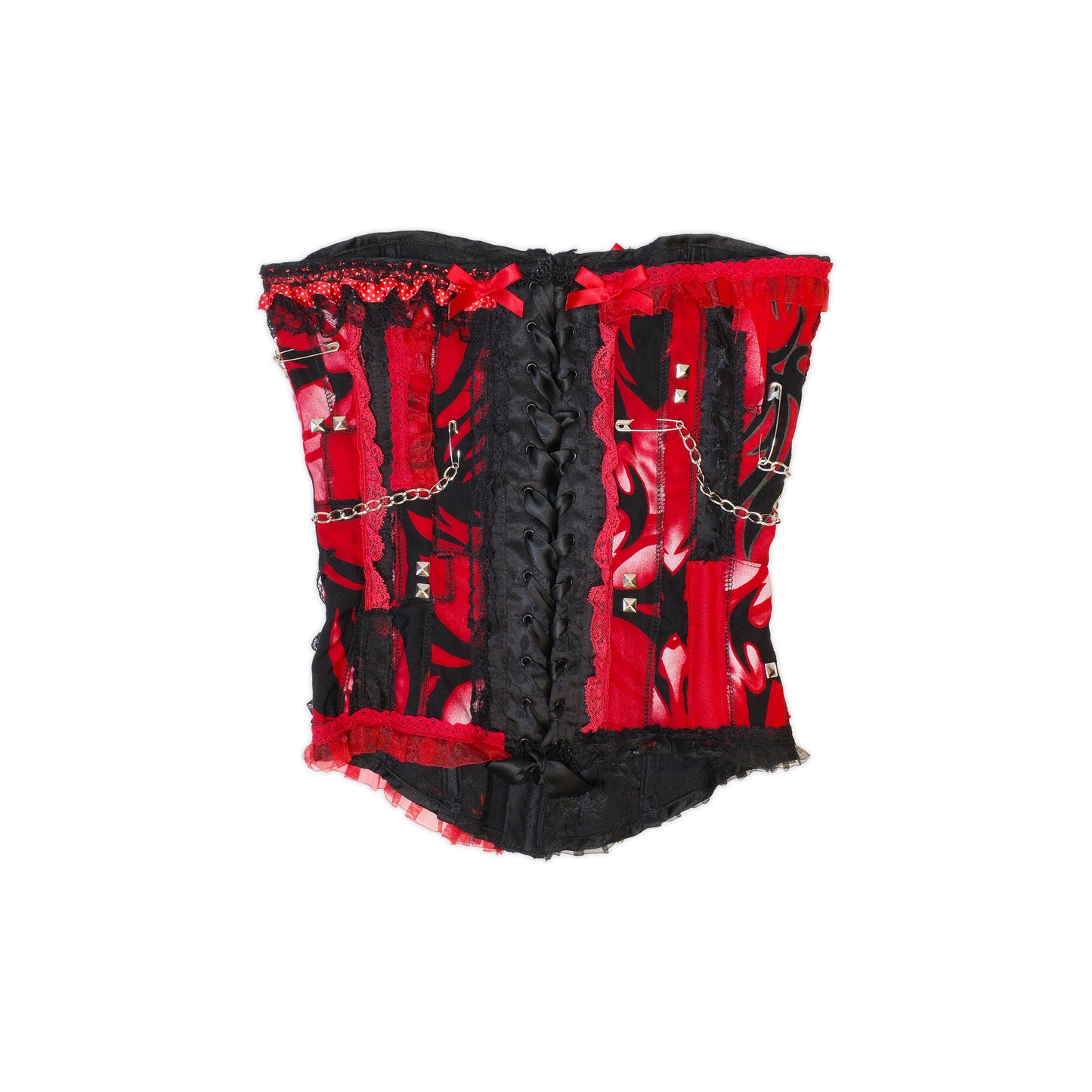 RED CHAIN CORSET