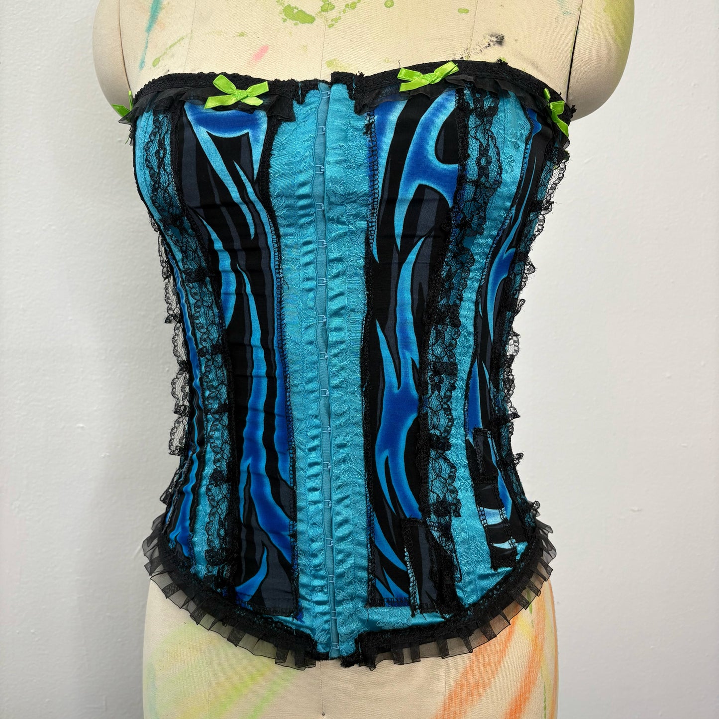 TEAL LIGHTNING CORSET
