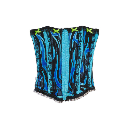 TEAL LIGHTNING CORSET